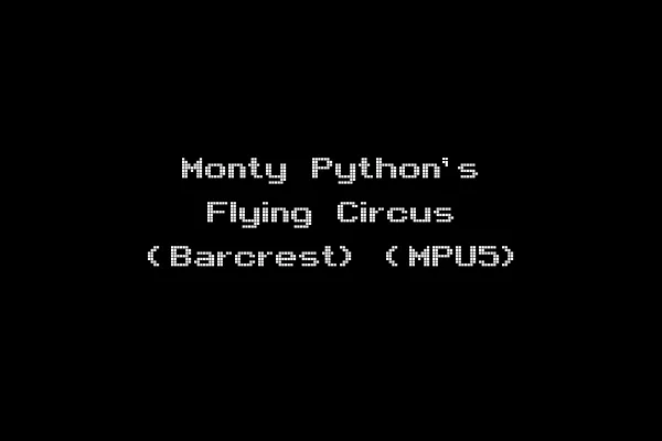 Monty Python's Flying Circus (Barcrest) (MPU5)