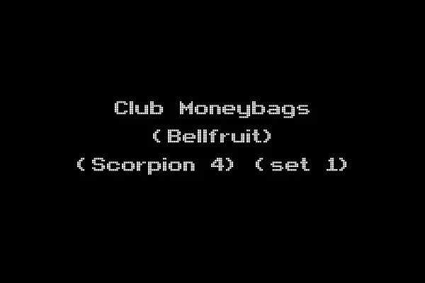 Club Moneybags (Bellfruit) (Scorpion 4) (set 1)