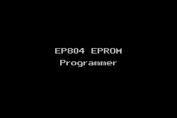 EP804 EPROM Programmer