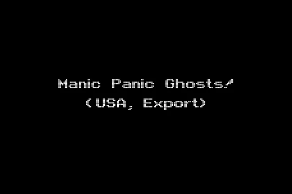 Manic Panic Ghosts! (USA, Export)
