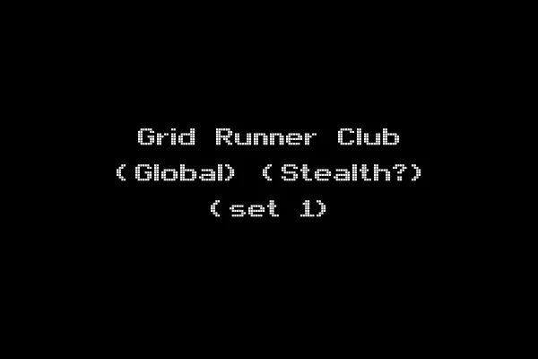 Grid Runner Club (Global) (Stealth?) (set 1)