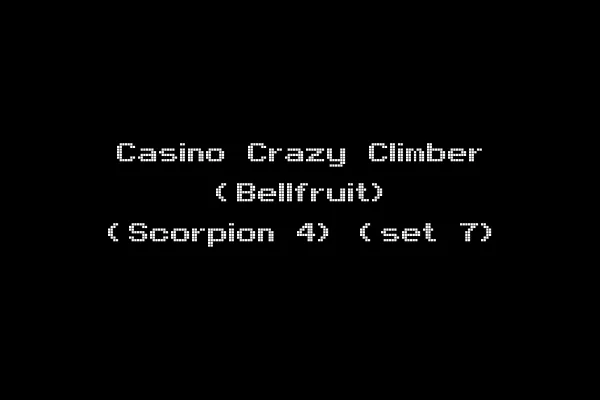 Casino Crazy Climber (Bellfruit) (Scorpion 4) (set 7)
