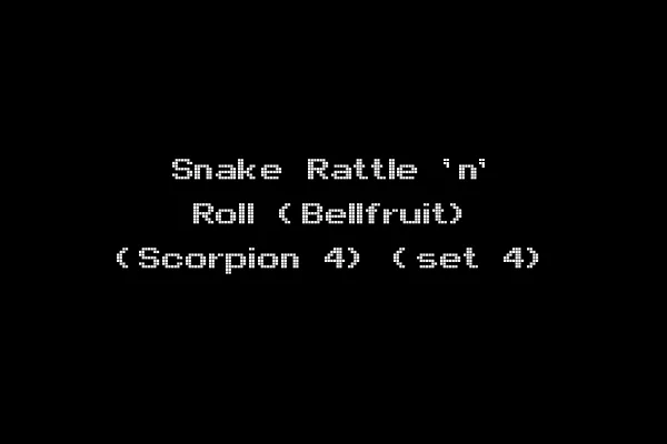 Snake Rattle 'n' Roll (Bellfruit) (Scorpion 4) (set 4)