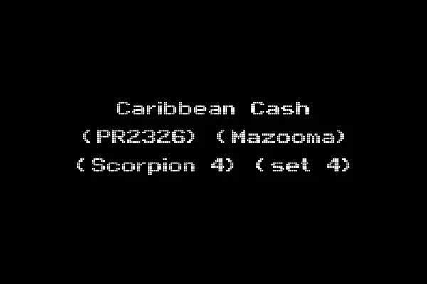 Caribbean Cash (PR2326) (Mazooma) (Scorpion 4) (set 4)