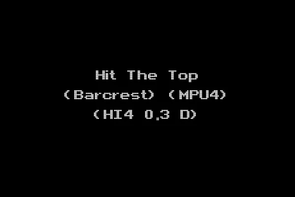 Hit The Top (Barcrest) (MPU4) (HI4 0.3 D)