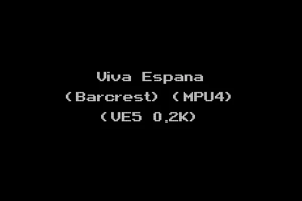 Viva Espana (Barcrest) (MPU4) (VE5 0.2K)