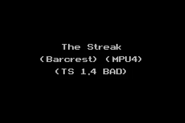 The Streak (Barcrest) (MPU4) (TS 1.4 BAD)