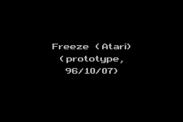 Freeze (Atari) (prototype, 96/10/07)