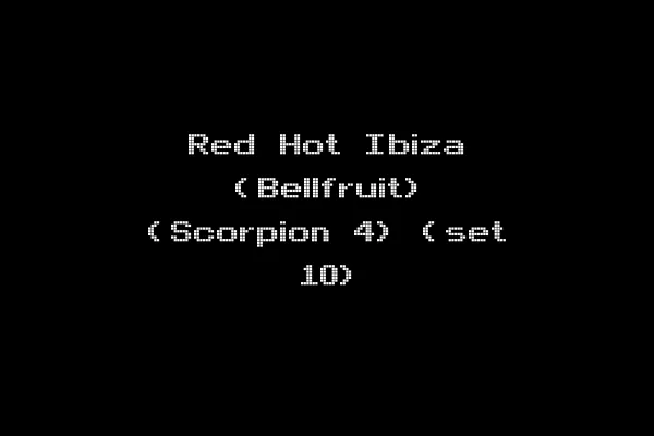 Red Hot Ibiza (Bellfruit) (Scorpion 4) (set 10)