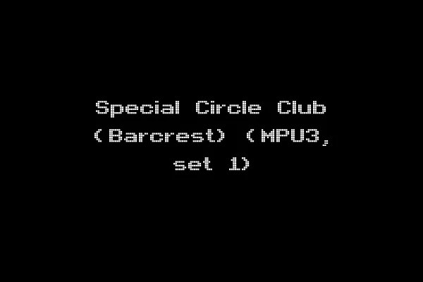 Special Circle Club (Barcrest) (MPU3, set 1)
