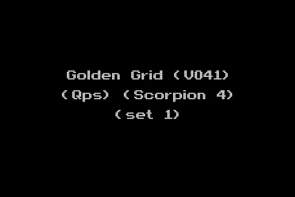 Golden Grid (V041) (Qps) (Scorpion 4) (set 1)