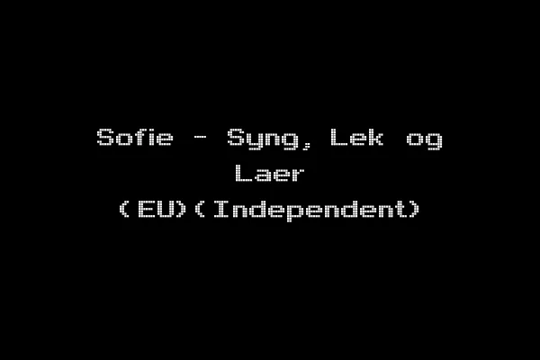 Sofie - Syng, Lek og Laer (EU)(Independent)