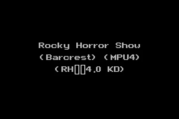 Rocky Horror Show (Barcrest) (MPU4) (RH__4.0 KD)