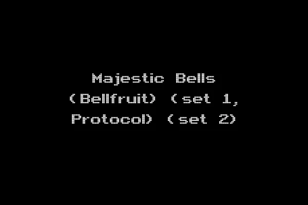 Majestic Bells (Bellfruit) (set 1, Protocol) (set 2)