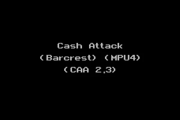 Cash Attack (Barcrest) (MPU4) (CAA 2.3)