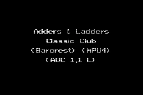 Adders & Ladders Classic Club (Barcrest) (MPU4) (ADC 1.1 L)