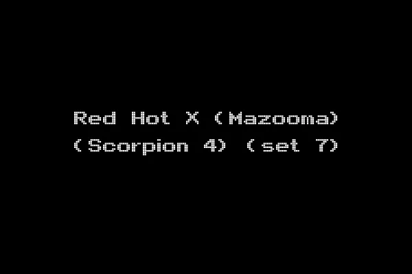 Red Hot X (Mazooma) (Scorpion 4) (set 7)