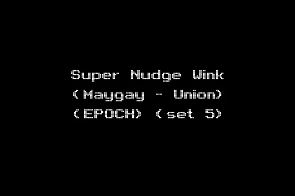 Super Nudge Wink (Maygay - Union) (EPOCH) (set 5)