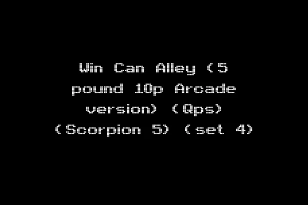 Win Can Alley (5 pound 10p Arcade version) (Qps) (Scorpion 5) (set 4)
