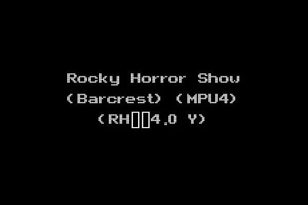 Rocky Horror Show (Barcrest) (MPU4) (RH__4.0 Y)
