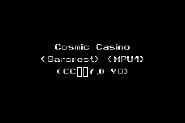 Cosmic Casino (Barcrest) (MPU4) (CC__7.0 YD)