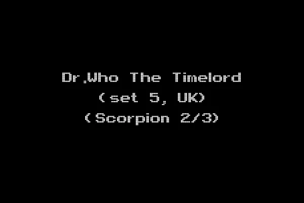 Dr.Who The Timelord (set 5, UK) (Scorpion 2/3)