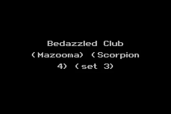 Bedazzled Club (Mazooma) (Scorpion 4) (set 3)