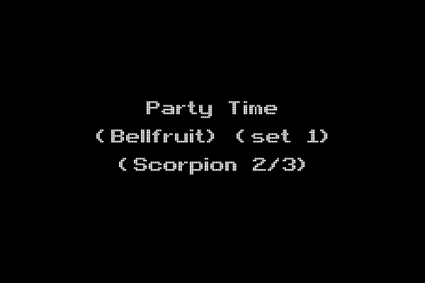 Party Time (Bellfruit) (set 1) (Scorpion 2/3)