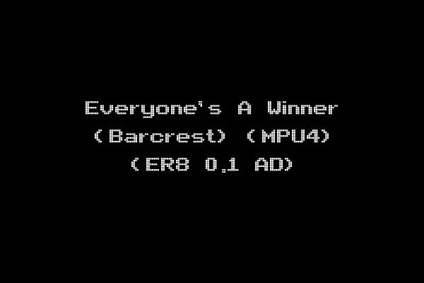 Everyone's A Winner (Barcrest) (MPU4) (ER8 0.1 AD)