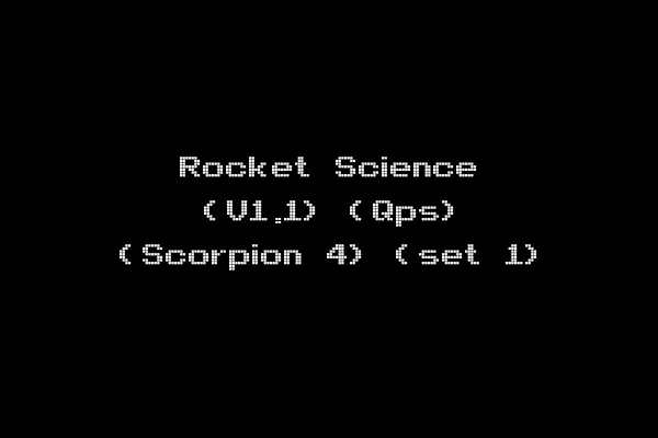 Rocket Science (V1.1) (Qps) (Scorpion 4) (set 1)