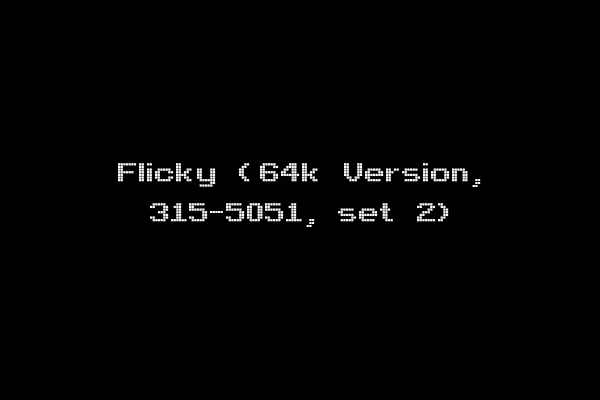 Flicky (64k Version, 315-5051, set 2)