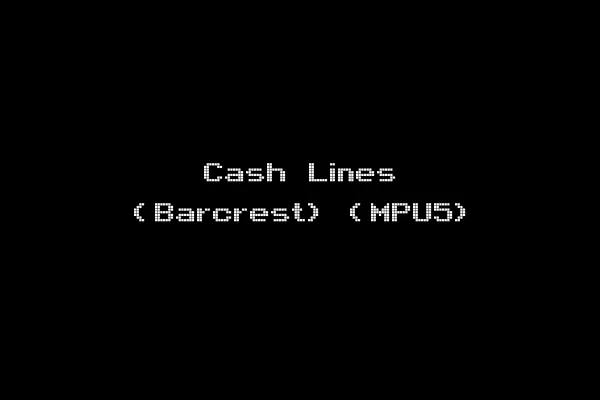 Cash Lines (Barcrest) (MPU5)