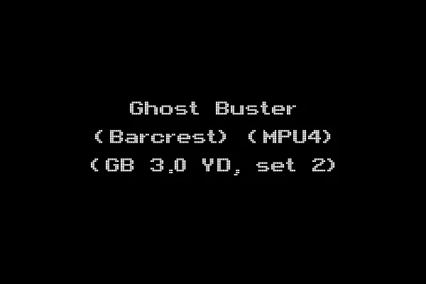 Ghost Buster (Barcrest) (MPU4) (GB 3.0 YD, set 2)