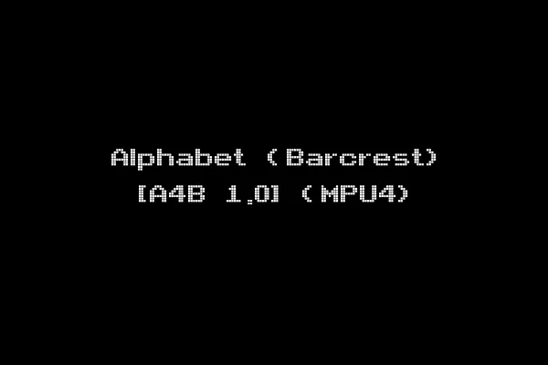Alphabet (Barcrest) [A4B 1.0] (MPU4)