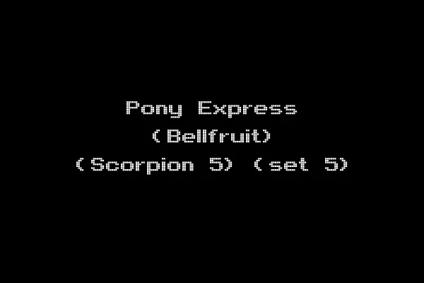Pony Express (Bellfruit) (Scorpion 5) (set 5)