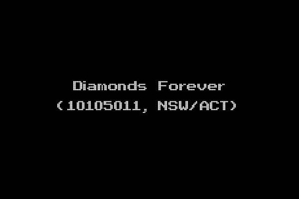 Diamonds Forever (10105011, NSW/ACT)
