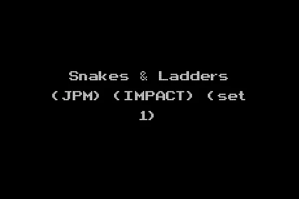 Snakes & Ladders (JPM) (IMPACT) (set 1)