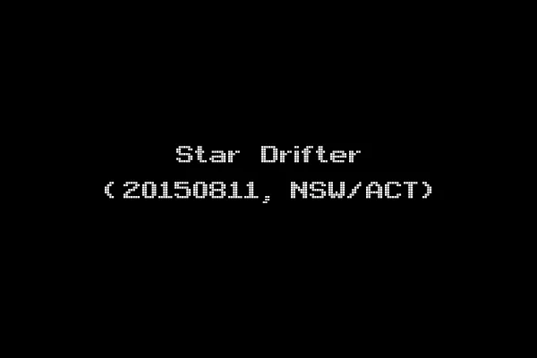 Star Drifter (20150811, NSW/ACT)