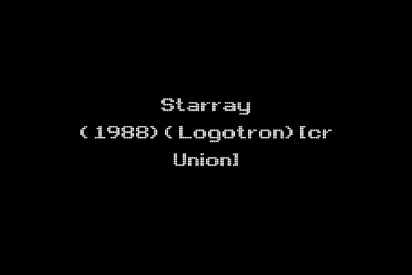 Starray (1988)(Logotron)[cr Union]