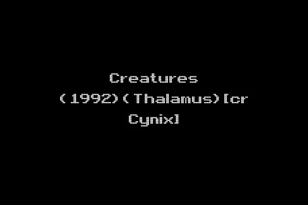 Creatures (1992)(Thalamus)[cr Cynix]