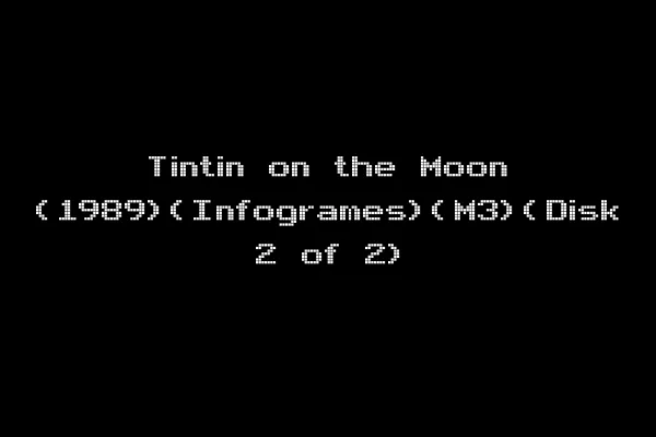 Tintin on the Moon (1989)(Infogrames)(M3)(Disk 2 of 2)