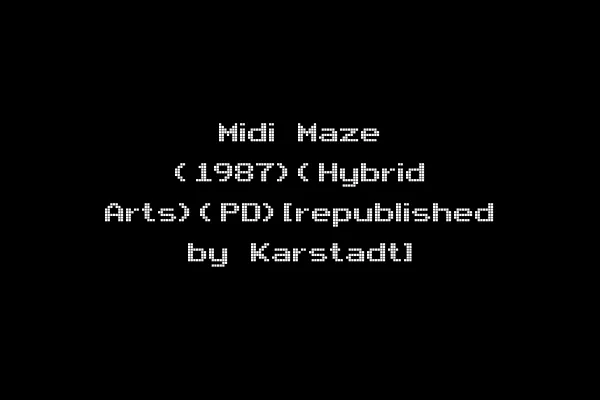 Midi Maze (1987)(Hybrid Arts)(PD)[republished by Karstadt]