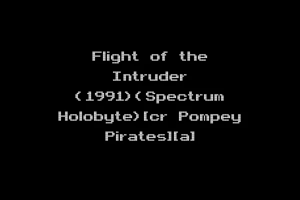 Flight of the Intruder (1991)(Spectrum Holobyte)[cr Pompey Pirates][a]