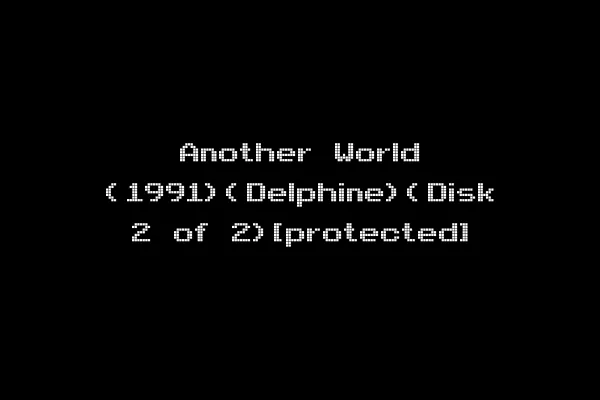 Another World (1991)(Delphine)(Disk 2 of 2)[protected]