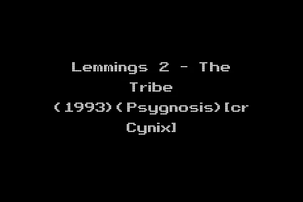 Lemmings 2 - The Tribe (1993)(Psygnosis)[cr Cynix]
