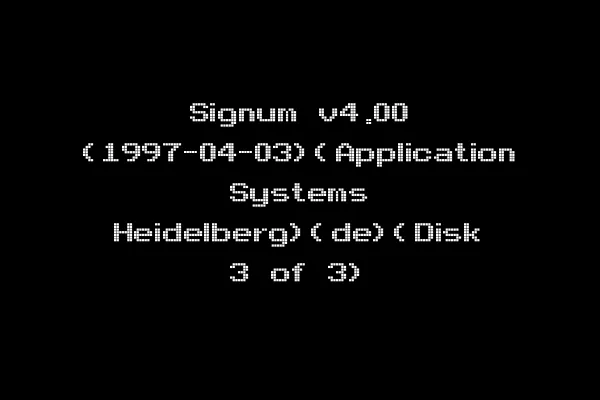 Signum v4.00 (1997-04-03)(Application Systems Heidelberg)(de)(Disk 3 of 3)