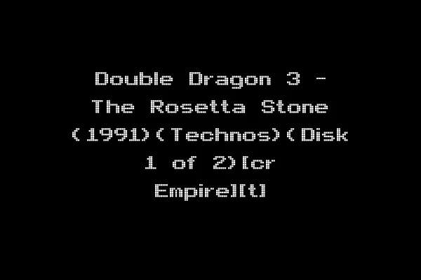 Double Dragon 3 - The Rosetta Stone (1991)(Technos)(Disk 1 of 2)[cr Empire][t]