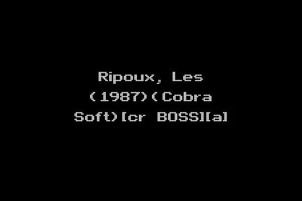 Ripoux, Les (1987)(Cobra Soft)[cr BOSS][a]