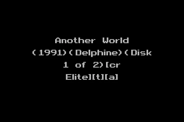 Another World (1991)(Delphine)(Disk 1 of 2)[cr Elite][t][a]