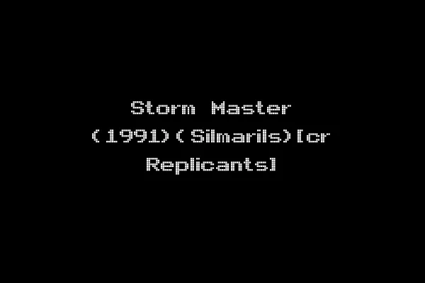 Storm Master (1991)(Silmarils)[cr Replicants]